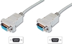 Comfluid CAVO SERIALE NULL MODEM 9 POLI SUB-D F/F 2MT (LP120)